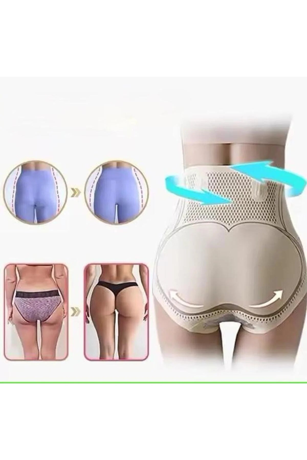 Yüksek Bel Toparlayıcı Korse Tayt - Karın ve Bel Bölgesi Şekillendirici