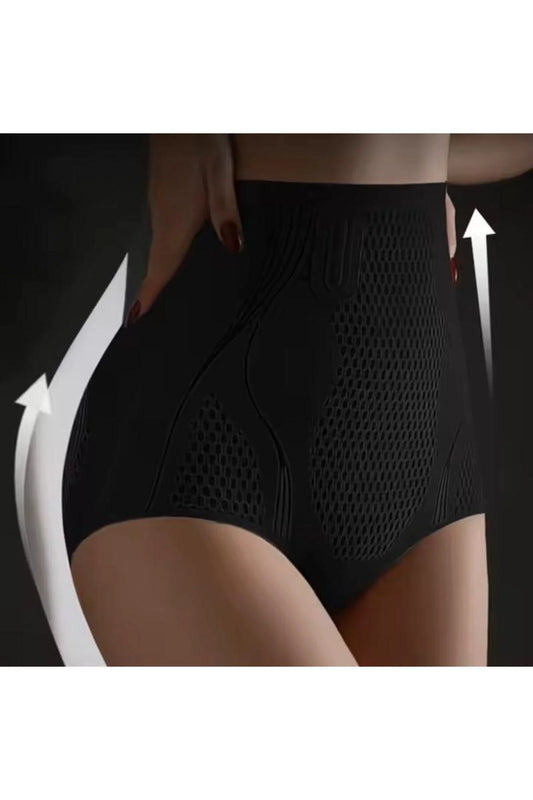 Yüksek Bel Toparlayıcı Korse Tayt - Karın ve Bel Bölgesi Şekillendirici